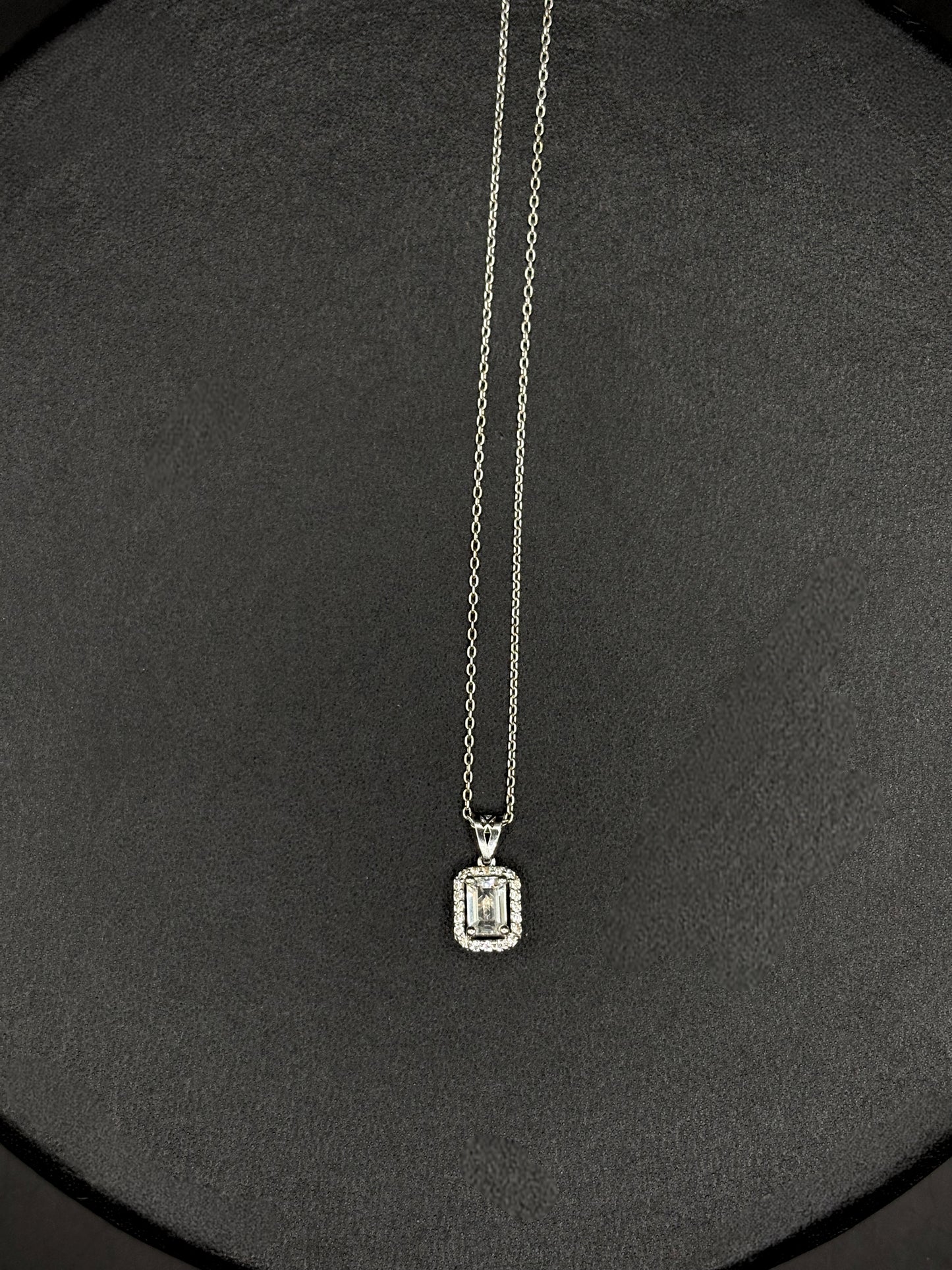 White Sapphire Pendant