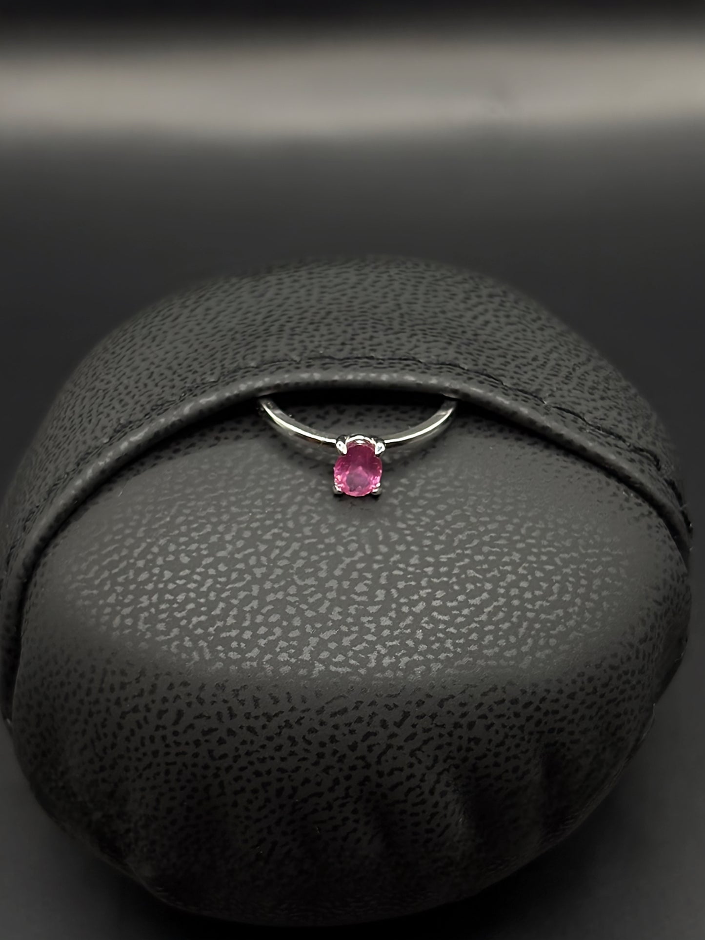 Pink Sapphire Engagement Ring