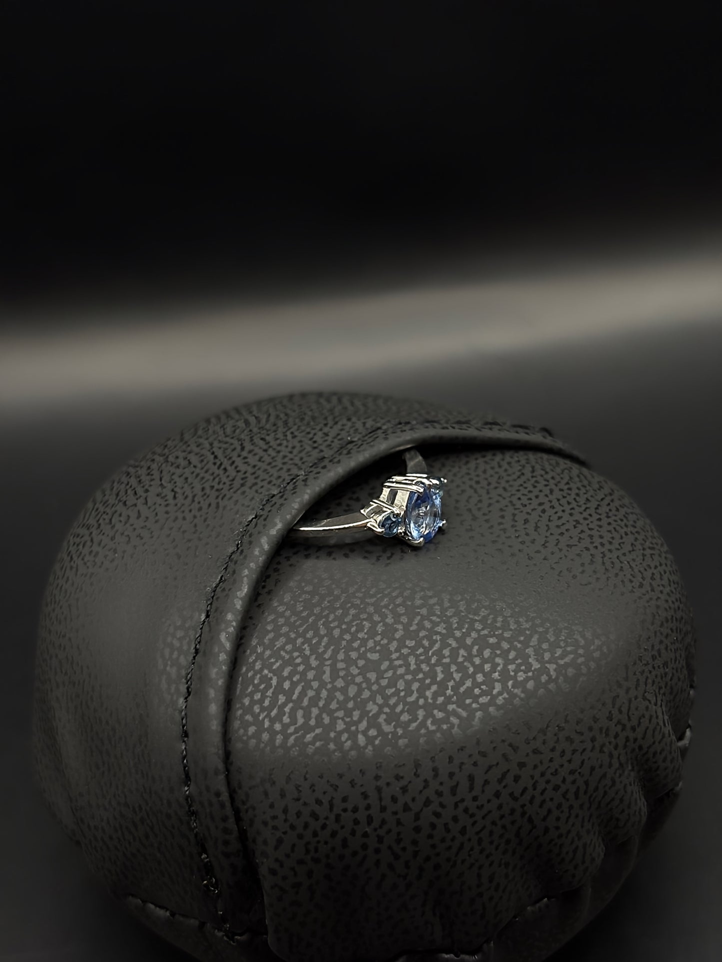 Light Blue Sapphire Engagement Ring