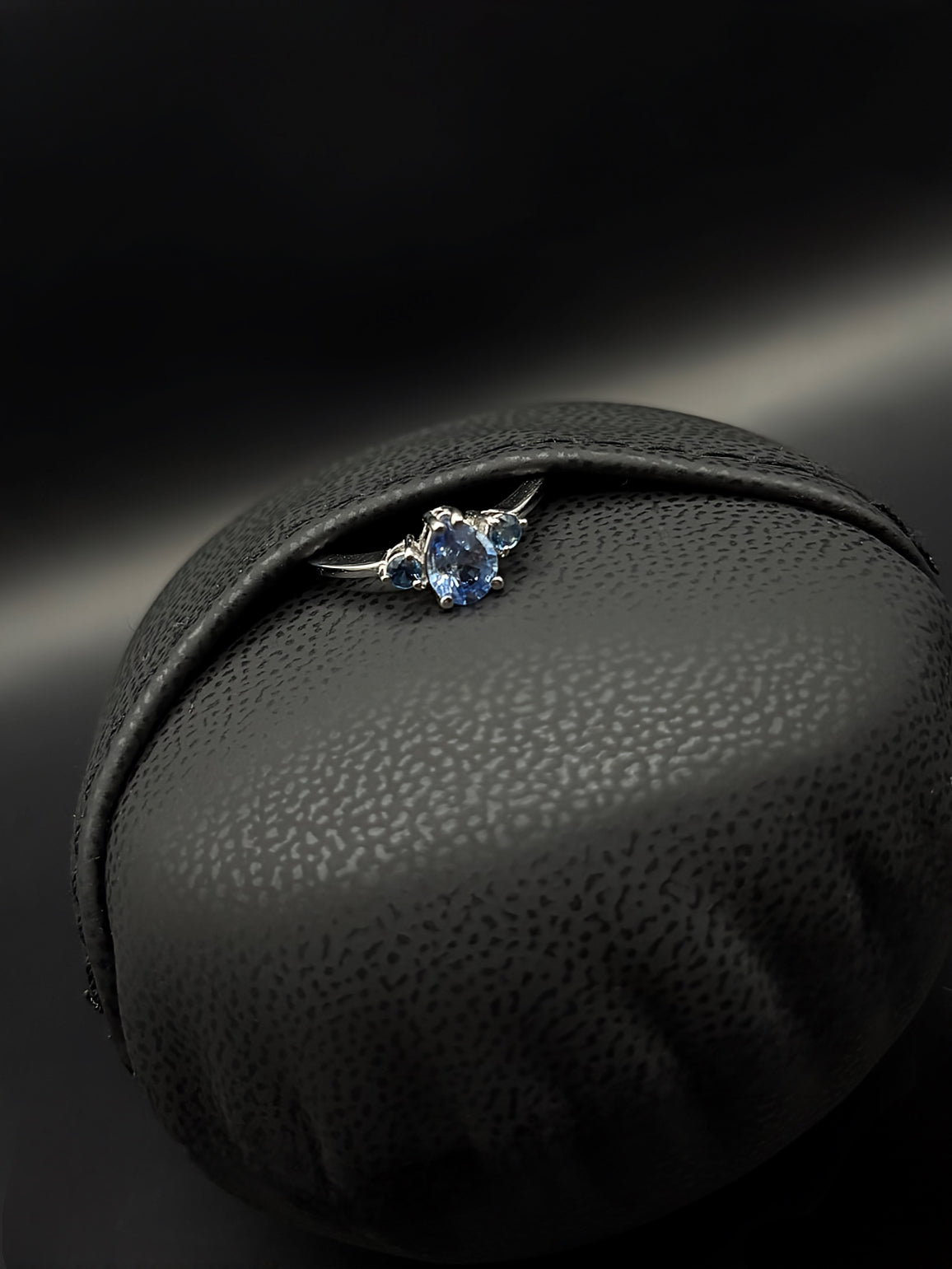 Light Blue Sapphire Engagement Ring