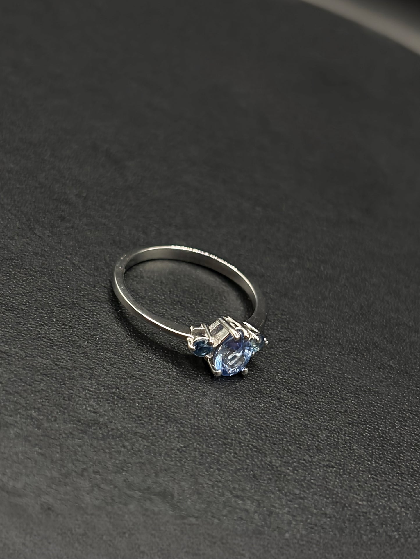 Light Blue Sapphire Engagement Ring
