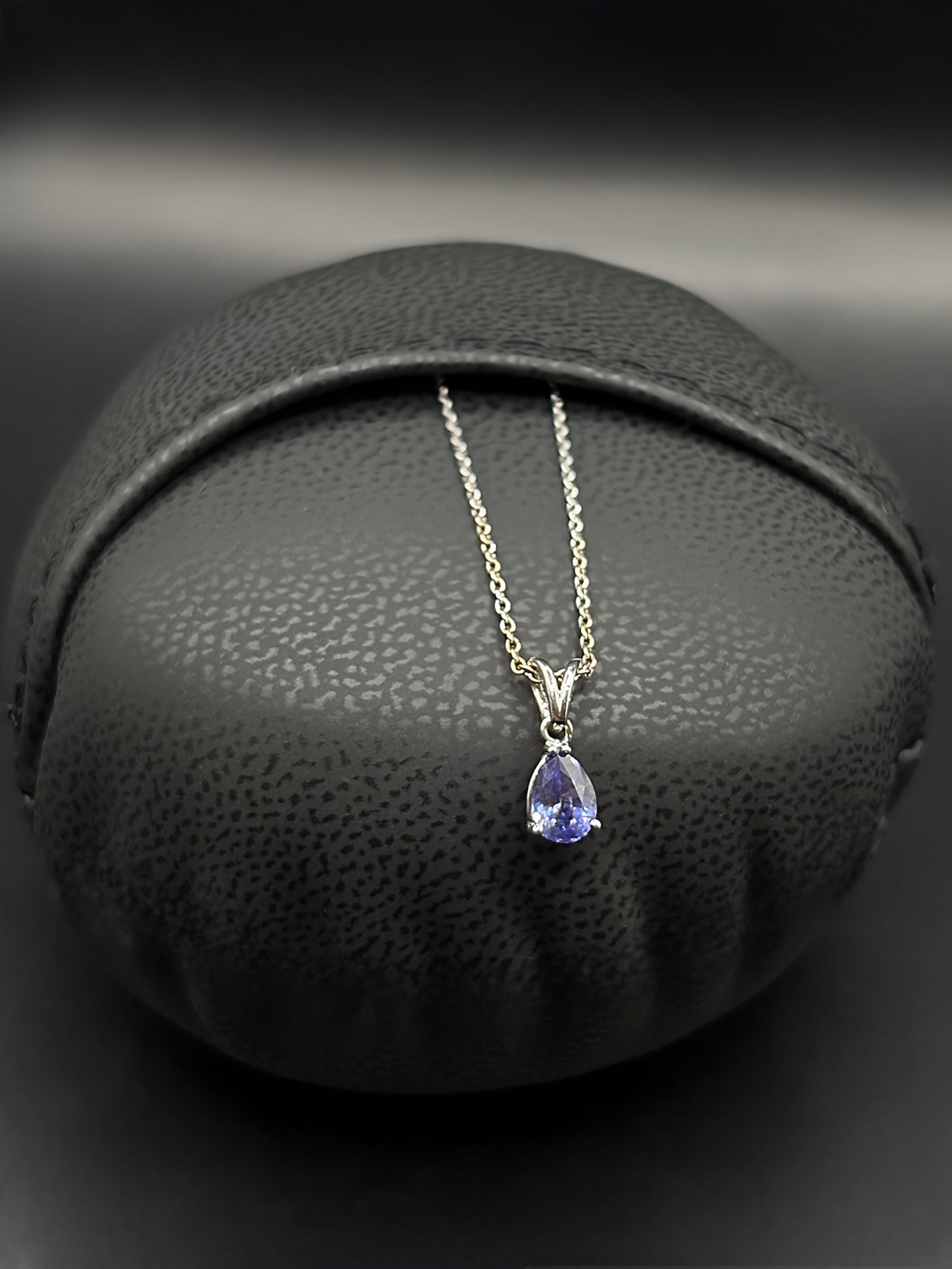 Blueish Purple Sapphire Necklace